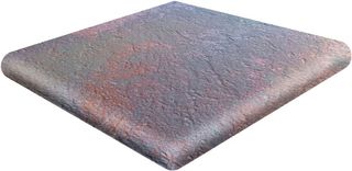 Gres de aragon Metal клинкер Esquina Redonda Red 33*33*14
