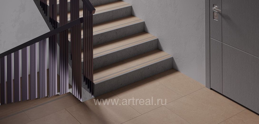 Керамогранит Estima Профи Гоби в интерьере