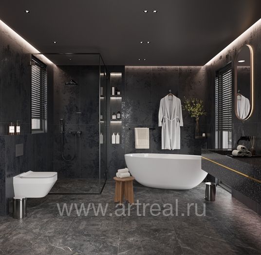 Керамогранит NT Ceramic Axion в интерьере
