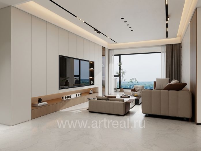 Керамогранит NT Ceramic Riverstone в интерьере
