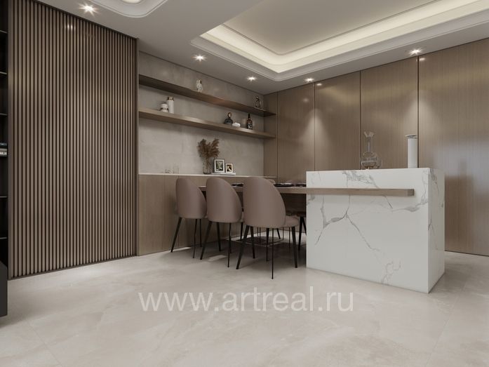 Керамогранит NT Ceramic Riverstone в интерьере