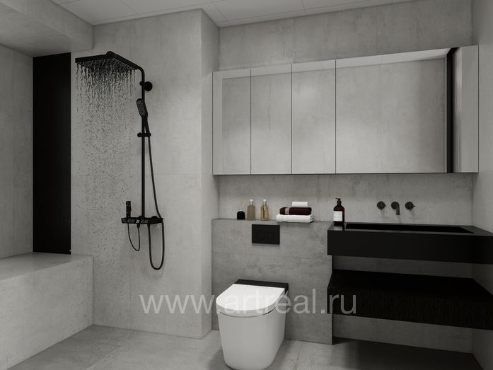 Керамогранит NT Ceramic Riverstone в интерьере