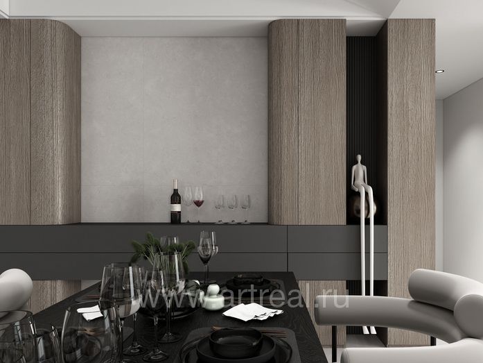 Керамогранит NT Ceramic Riverstone в интерьере