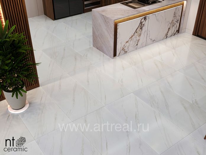 Керамогранит NT Ceramic Marmori в интерьере