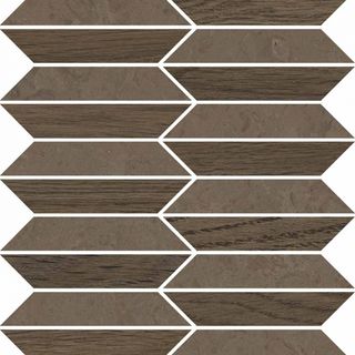 Versace V Stone керамогранит Mosaico Lozenge Brown lap 28.5*20.5*8.5