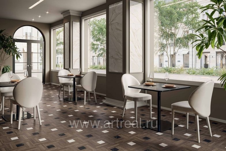 Versace Leatherwood Керамогранит Versace Leatherwood в интерьере