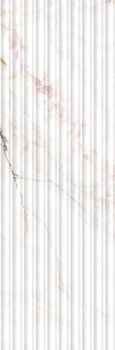 Museum Dahlia настенная плитка White Decor Shaped  33.3*100*13.5