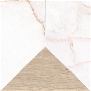 Museum Dahlia декор White/Taupe Mix 30*30*9