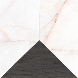 Museum Dahlia декор White/Ebony Mix 30*30*9