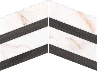 Museum Dahlia декор Ebony Chevron NT 31*21.9*9