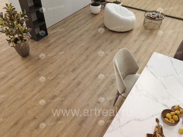 Alpine Floor Solo Plus Напольные покрытия Alpine Floor Solo Plus в интерьере