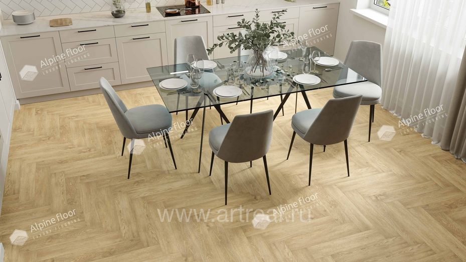 Alpine Floor Light Parquet Напольные покрытия Alpine Floor Light Parquet в интерьере