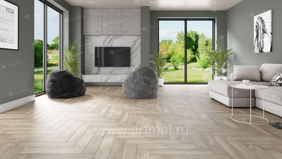 Alpine Floor Light Parquet Напольные покрытия Alpine Floor Light Parquet в интерьере
