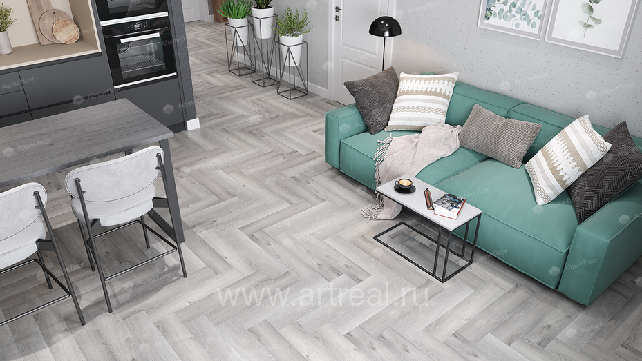 Alpine Floor Light Parquet Напольные покрытия Alpine Floor Light Parquet в интерьере