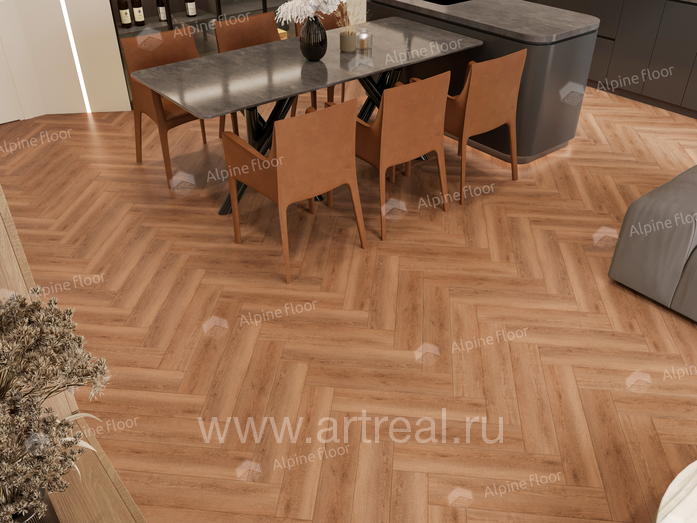 Alpine Floor Light Parquet Напольные покрытия Alpine Floor Light Parquet в интерьере