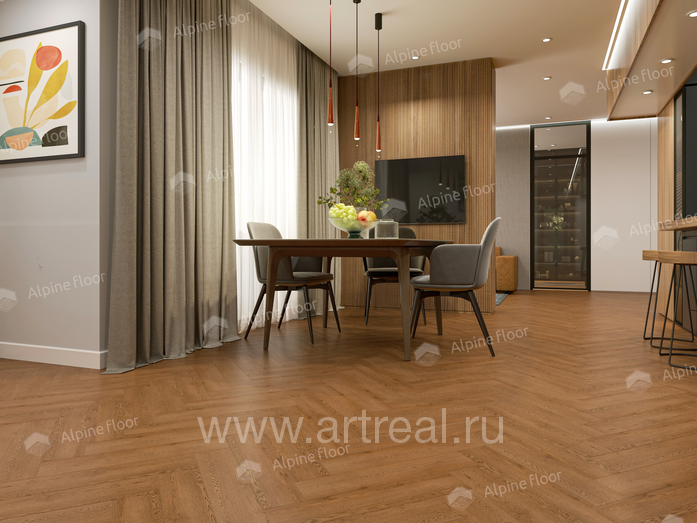 Alpine Floor Light Parquet Напольные покрытия Alpine Floor Light Parquet в интерьере