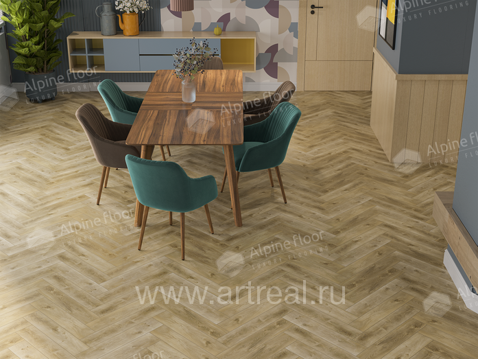 Alpine Floor Light Parquet Напольные покрытия Alpine Floor Light Parquet в интерьере