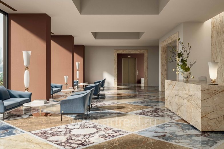 Versace Harmony Керамогранит Versace Harmony в интерьере