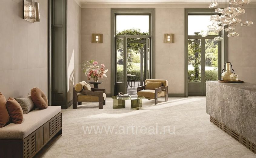 Керамогранит Vitra Russia Palazzo/Палаццо в интерьере