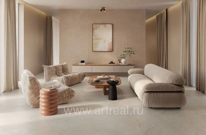 Керамогранит LaFaenza Blanco в интерьере