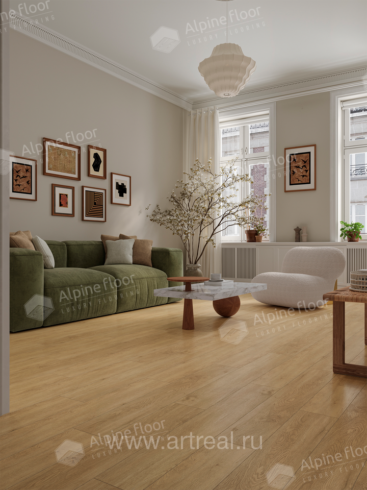 Alpine Floor Grand Sequoia 5 mm Напольные покрытия Alpine Floor Grand Sequoia 5 mm в интерьере