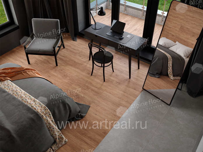 Alpine Floor Grand Sequoia 5 mm Напольные покрытия Alpine Floor Grand Sequoia 5 mm в интерьере