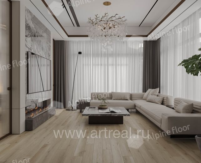 Напольные покрытия Alpine Floor Нарратив (Narro) в интерьере