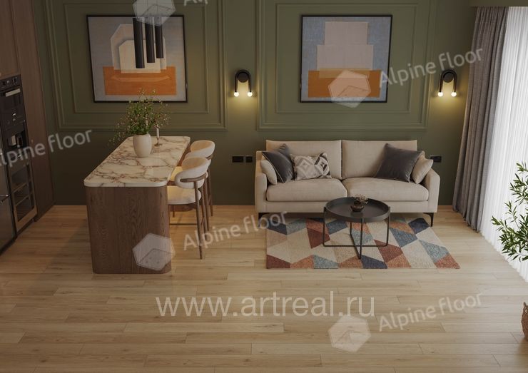 Напольные покрытия Alpine Floor Нарратив (Narro) в интерьере