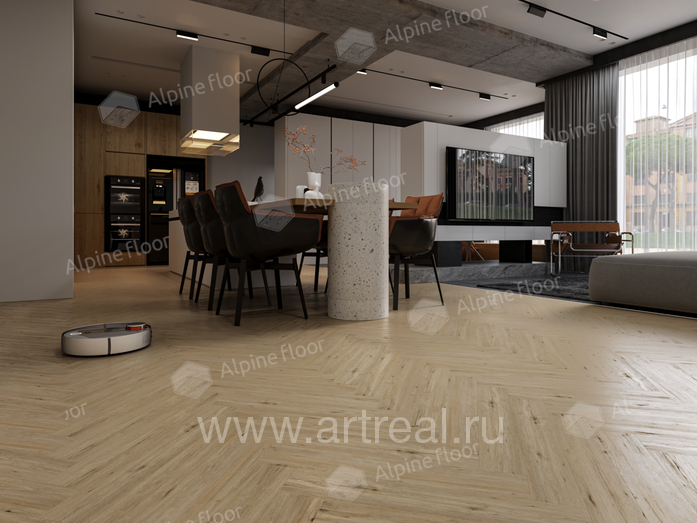 Alpine Floor Елка Эксперт 8 (Herringbone 8 Pro) Напольные покрытия Alpine Floor Елка Эксперт 8 (Herringbone 8 Pro) в интерьере