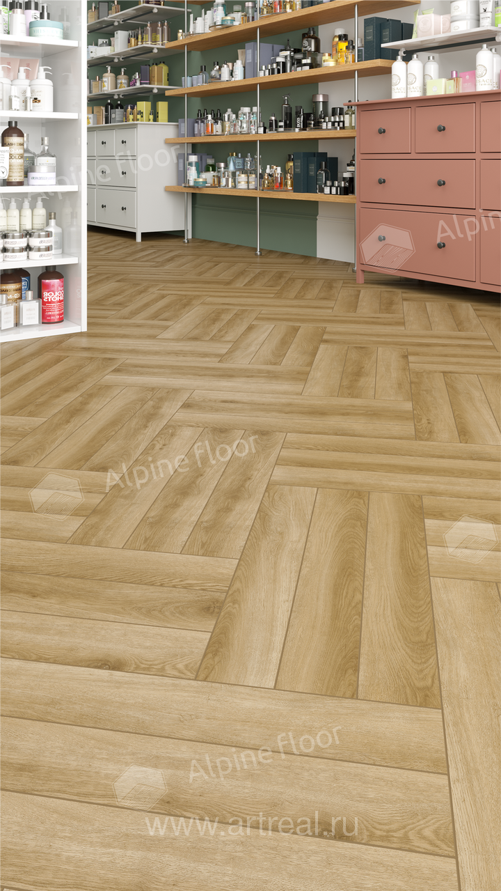 Alpine Floor Елка Эксперт 8 (Herringbone 8 Pro) Напольные покрытия Alpine Floor Елка Эксперт 8 (Herringbone 8 Pro) в интерьере