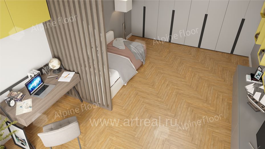 Alpine Floor Елка Эксперт 8 (Herringbone 8 Pro) Напольные покрытия Alpine Floor Елка Эксперт 8 (Herringbone 8 Pro) в интерьере