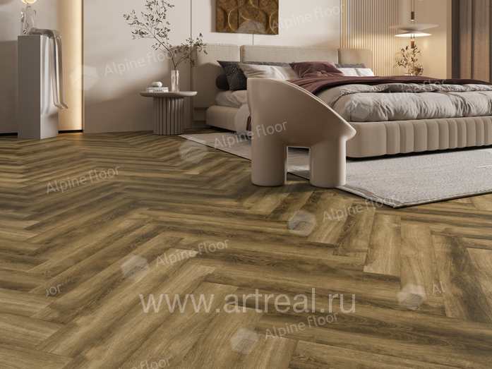 Alpine Floor Елка Эксперт 8 (Herringbone 8 Pro) Напольные покрытия Alpine Floor Елка Эксперт 8 (Herringbone 8 Pro) в интерьере