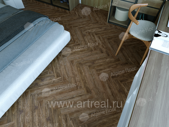 Alpine Floor Елка Эксперт 8 (Herringbone 8 Pro) Напольные покрытия Alpine Floor Елка Эксперт 8 (Herringbone 8 Pro) в интерьере