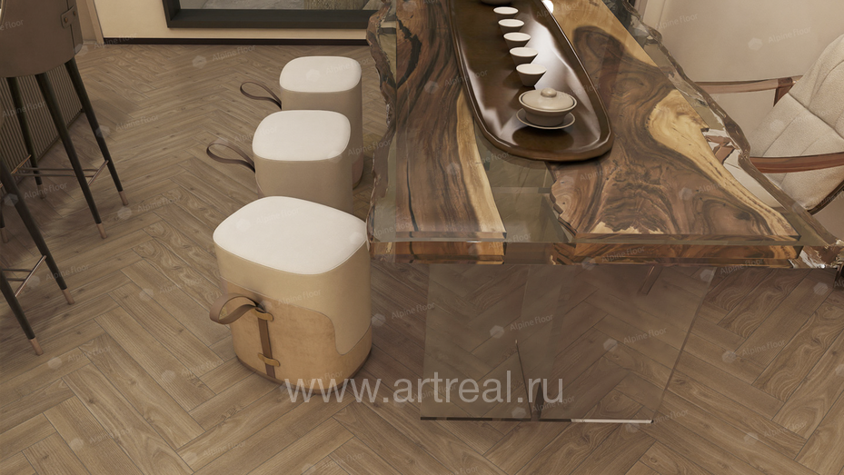 Alpine Floor Елка 12 (Herringbone 12) Напольные покрытия Alpine Floor Елка 12 (Herringbone 12) в интерьере