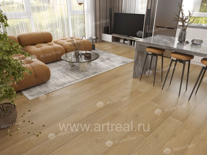 Напольные покрытия Alpine Floor Classic Light в интерьере