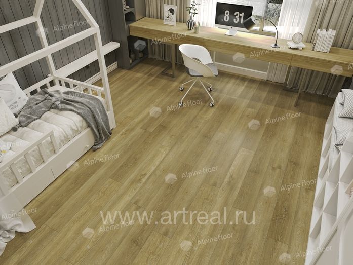 Напольные покрытия Alpine Floor Classic Light в интерьере