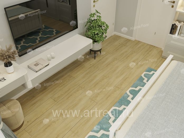 Напольные покрытия Alpine Floor Classic Light в интерьере