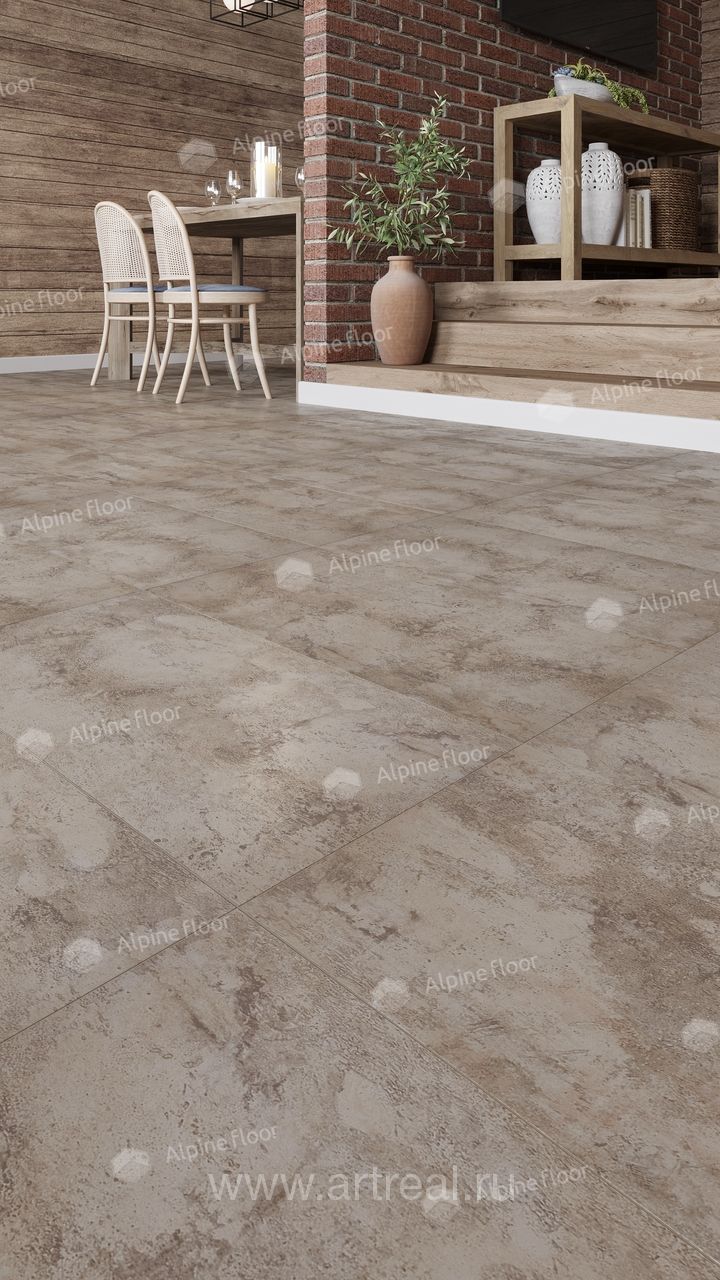 Напольные покрытия Alpine Floor Stone Mineral Core в интерьере