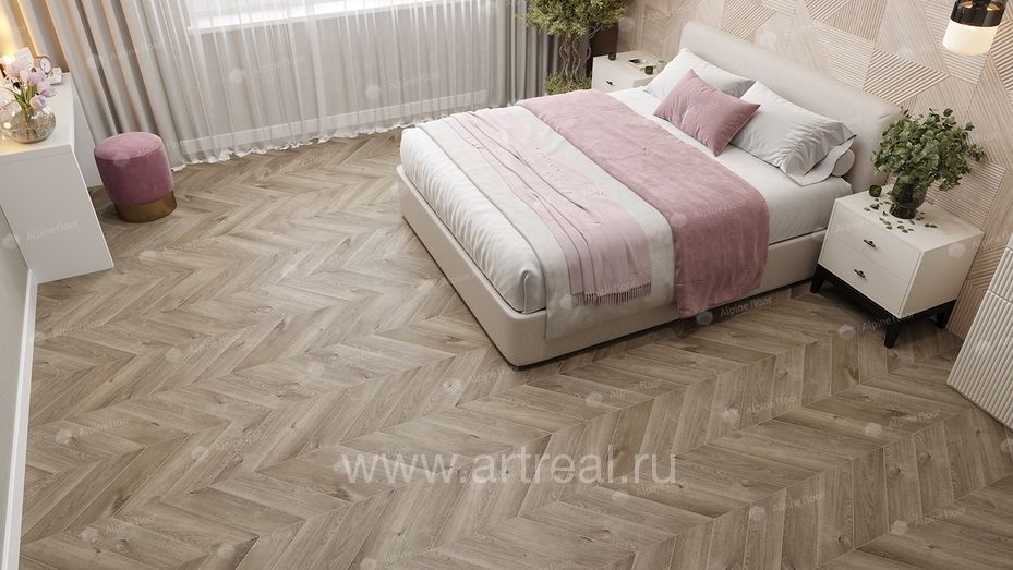 Alpine Floor Chevron Alpine Напольные покрытия Alpine Floor Chevron Alpine в интерьере
