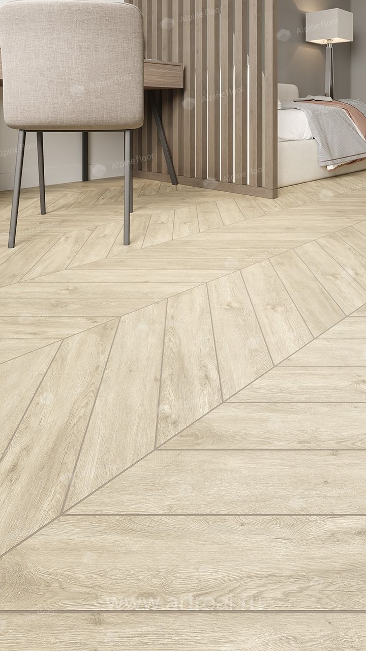 Alpine Floor Chevron Alpine Напольные покрытия Alpine Floor Chevron Alpine в интерьере