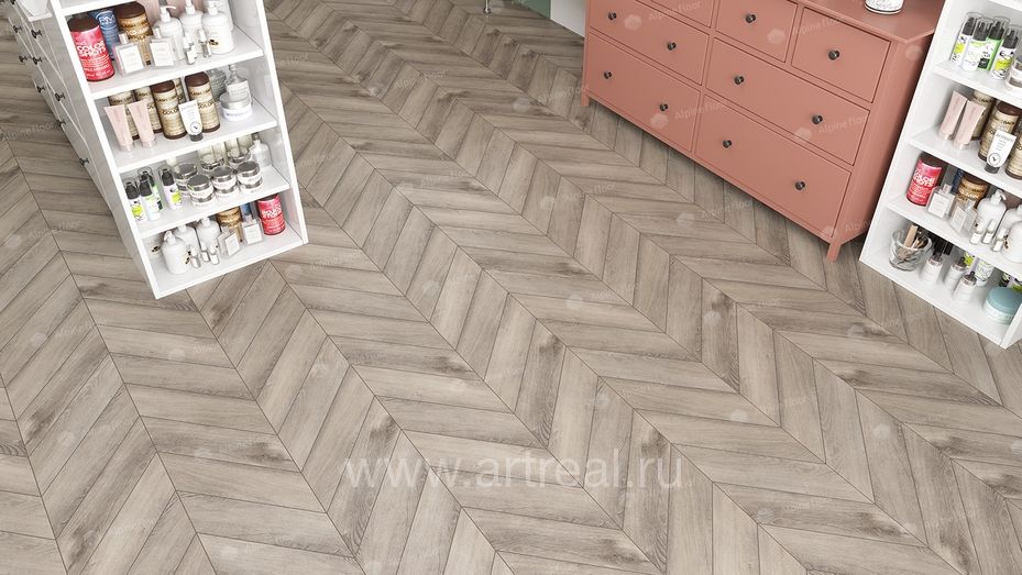 Alpine Floor Chevron Alpine Напольные покрытия Alpine Floor Chevron Alpine в интерьере