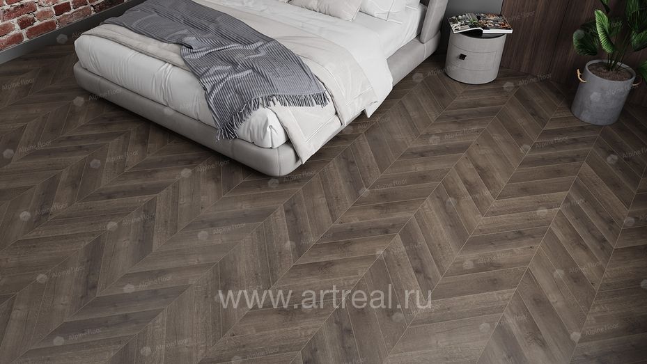 Alpine Floor Chevron Alpine Напольные покрытия Alpine Floor Chevron Alpine в интерьере