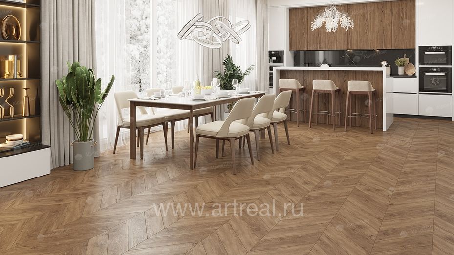 Alpine Floor Chevron Alpine Напольные покрытия Alpine Floor Chevron Alpine в интерьере