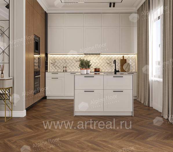 Alpine Floor Chevron Alpine Напольные покрытия Alpine Floor Chevron Alpine в интерьере