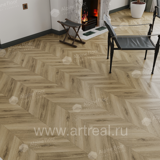 Alpine Floor Chevron Alpine Напольные покрытия Alpine Floor Chevron Alpine в интерьере
