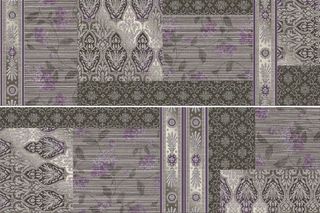 Keraben Velvet декор Decor Patchwork Grafito (set2) 30*90