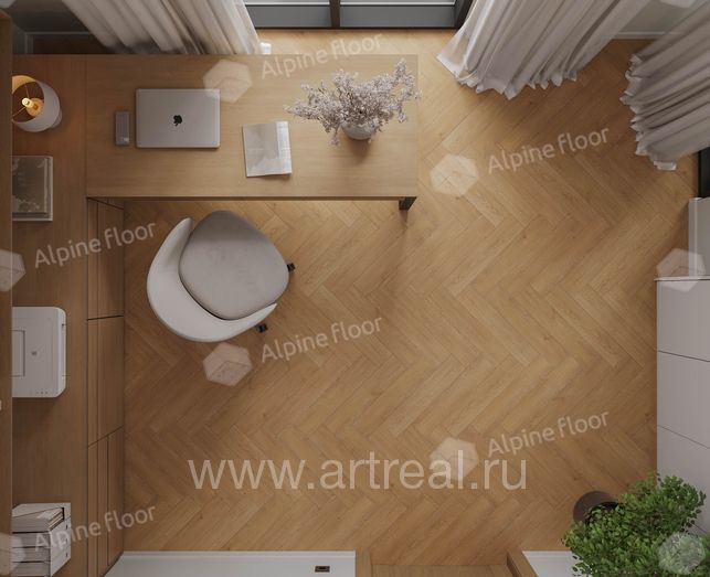 Alpine Floor Titan Parquet Напольные покрытия Alpine Floor Titan Parquet в интерьере