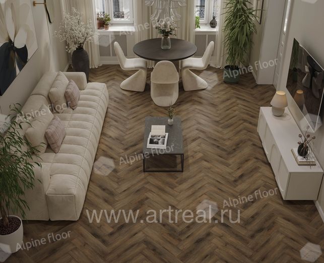 Alpine Floor Titan Parquet Напольные покрытия Alpine Floor Titan Parquet в интерьере