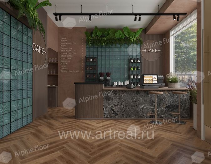 Alpine Floor Titan Parquet Напольные покрытия Alpine Floor Titan Parquet в интерьере