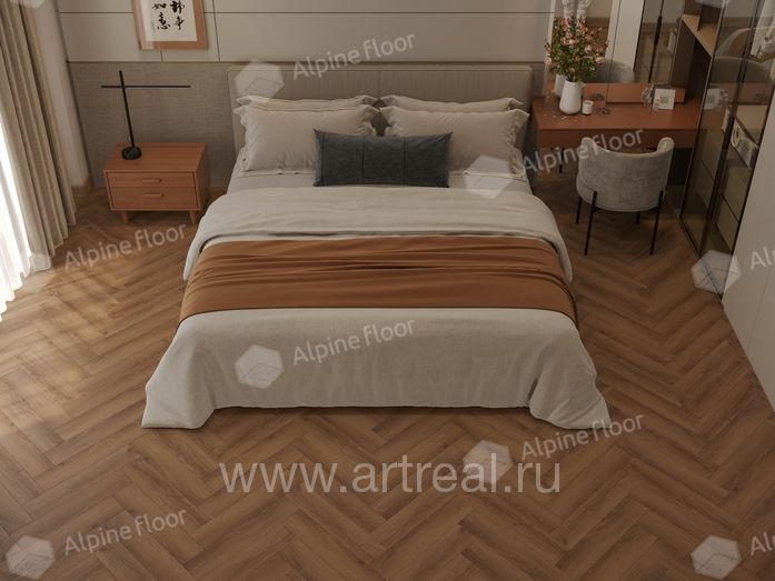 Alpine Floor Titan Parquet Напольные покрытия Alpine Floor Titan Parquet в интерьере